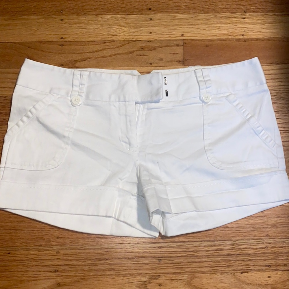 Womens white G by guess shorts